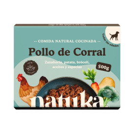 Natuka Comida Cocinada Menú de Pollo de Corral para Perro