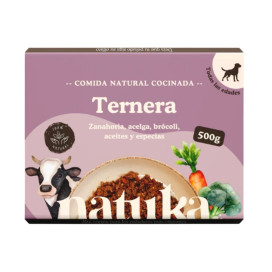 Natuka Comida Cocinada Menú de Ternera para Perro