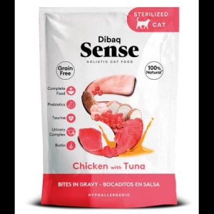 Dibaq Sense Bocaditos en salsa Pollo con Atún Gato